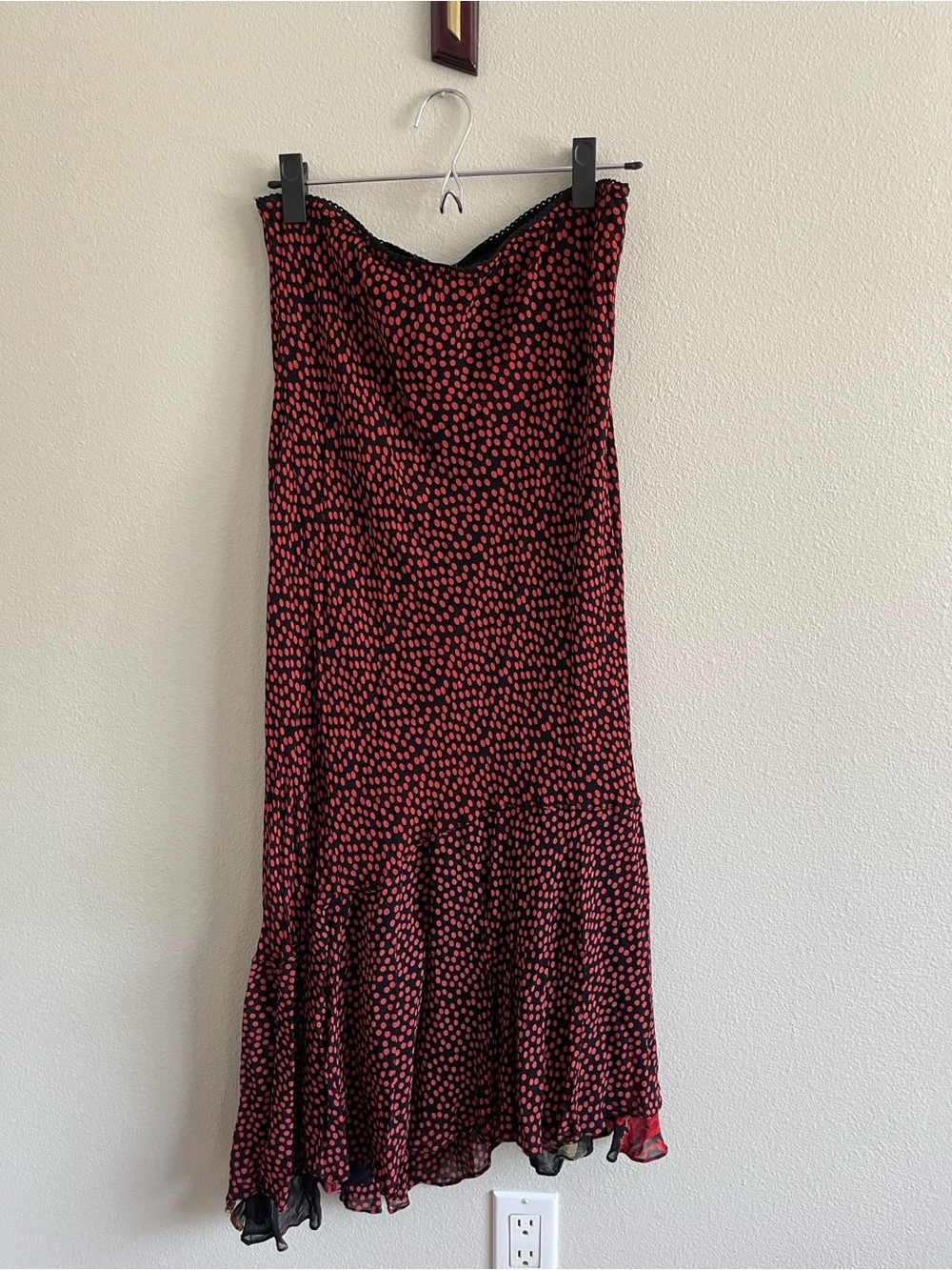 lola Black Maxi Dress with Red Rose Print - Picture 2 of 7